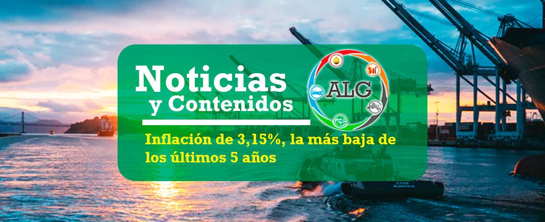 Inflación de 3,15%, la más baja de los últimos 5 años